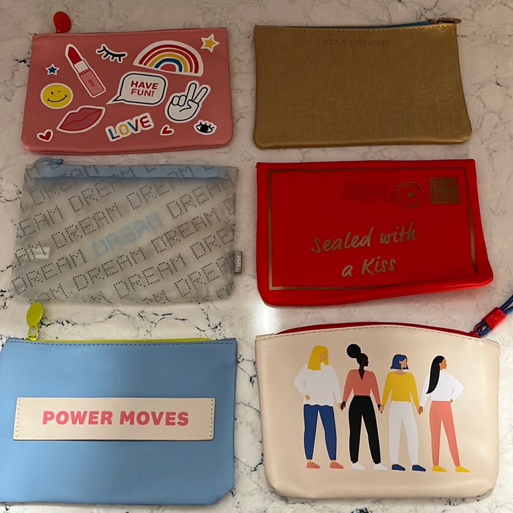 Ipsy “Words of Wisdom” makeup bag collection